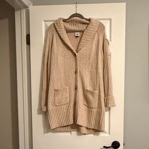 CAbi Beige Knit Cardigan Sweater